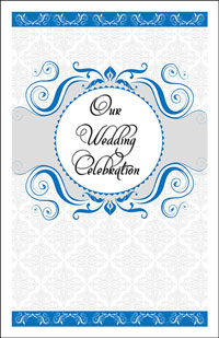 Wedding Program Cover Template 13B - Graphic 7
